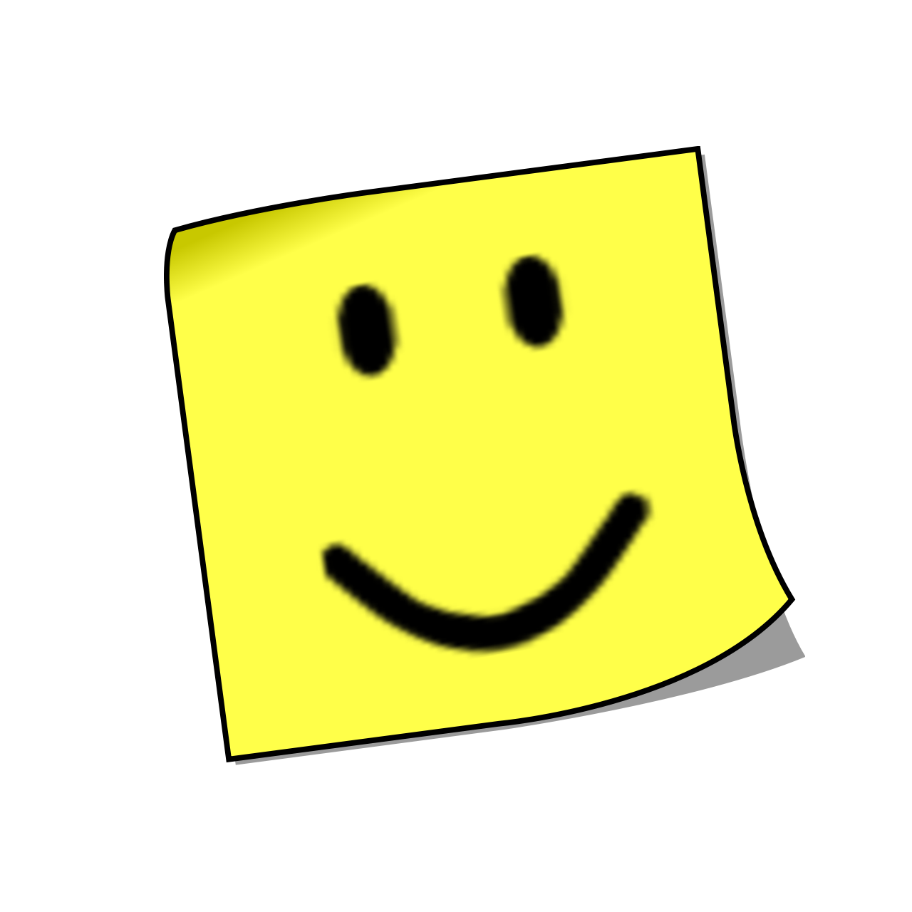 Post-It Note Face