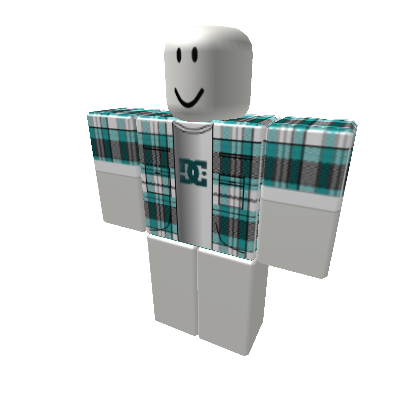 DC Cyan Plaid Jacket