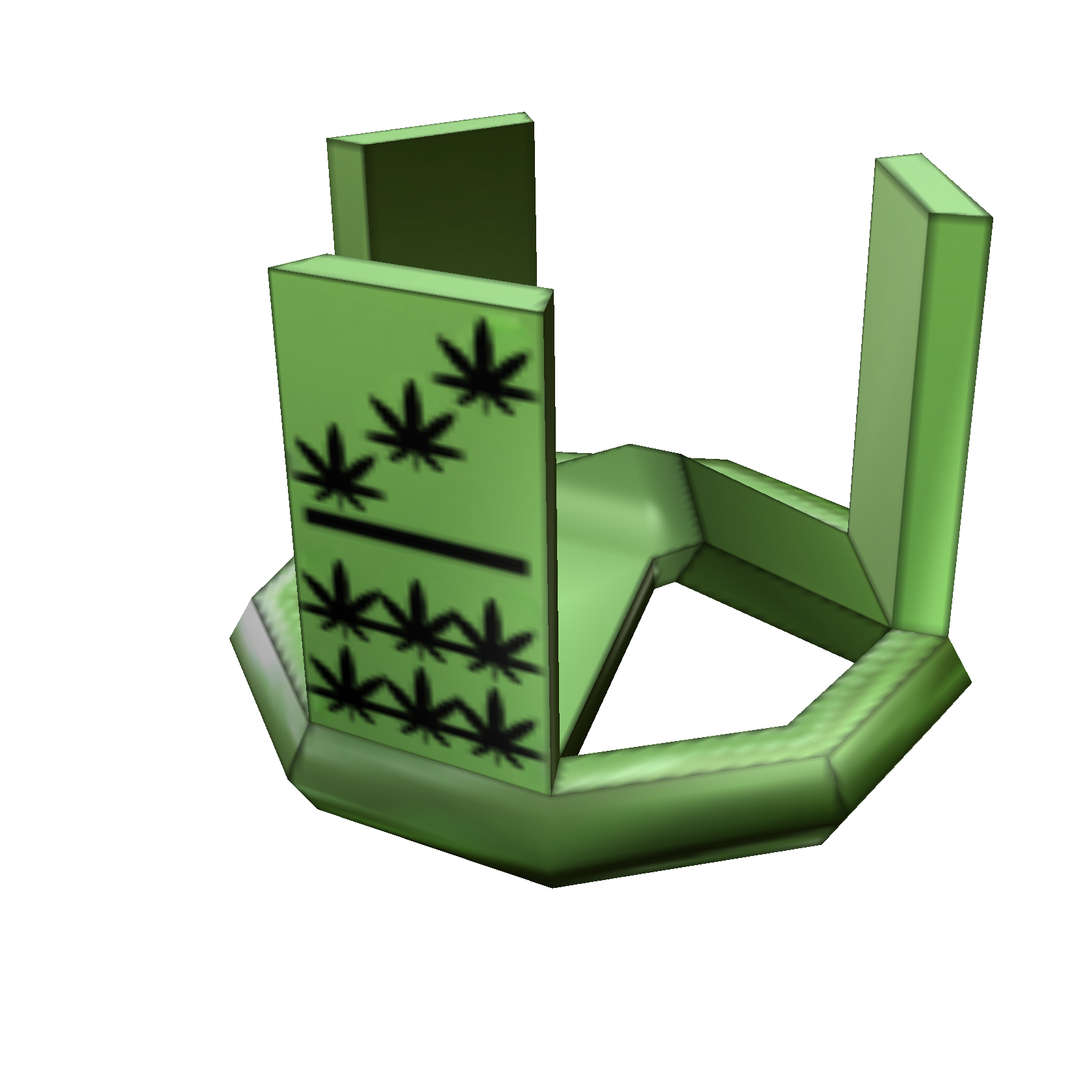 Weed Domino Crown