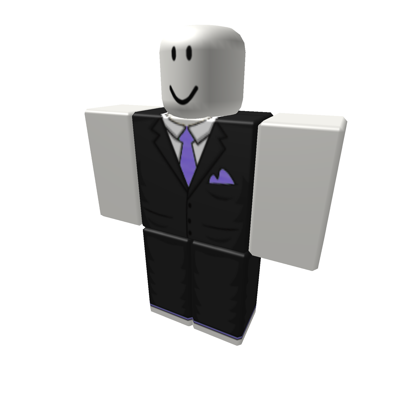 Purple Banded Top Hat Pants