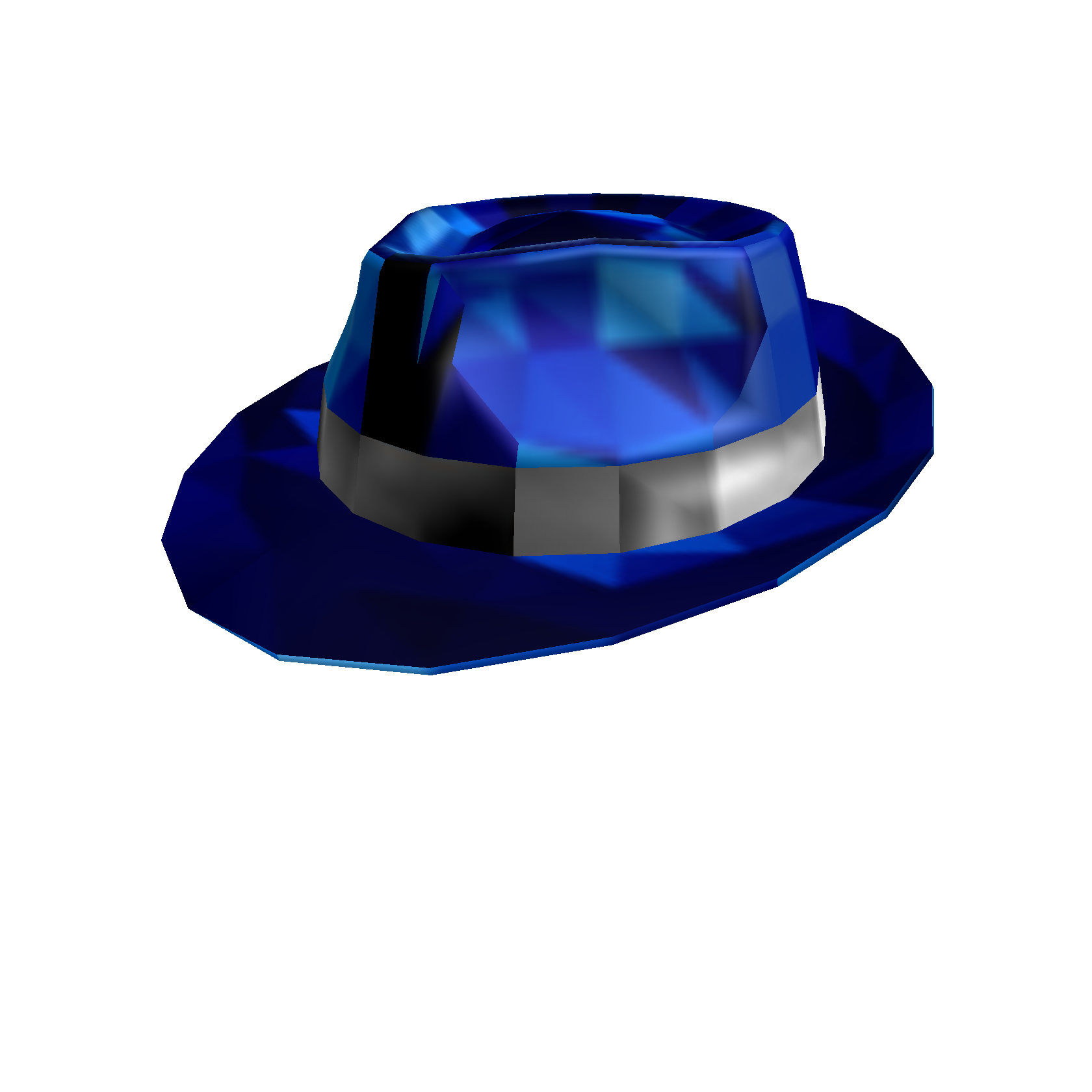Midnight Blue Sparkle Time Fedora