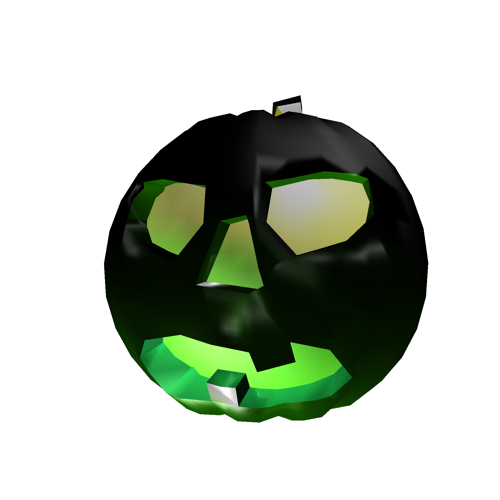 Eerie Pumpkin Head